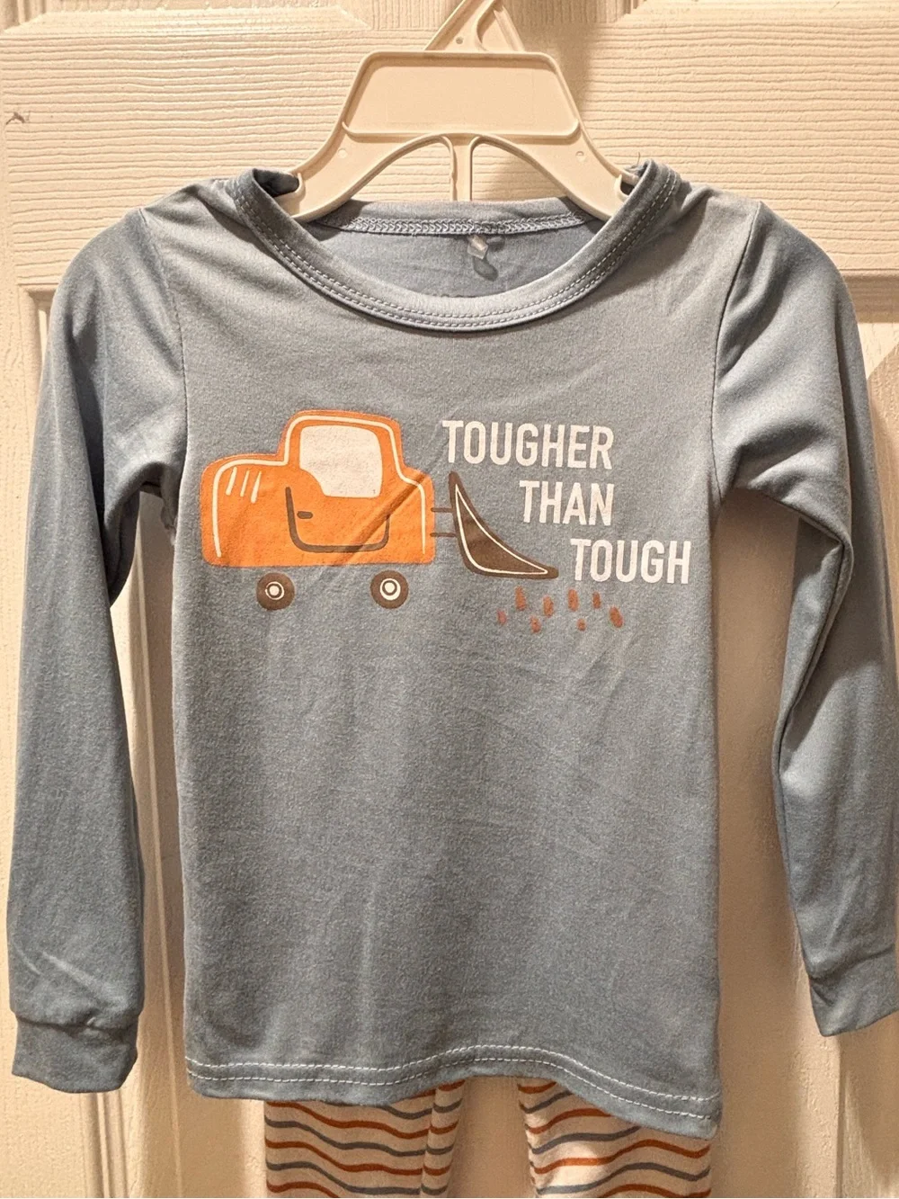 🎉 (2T) Rugged Bear Toddler Boys Construction Excavator Pajama Set